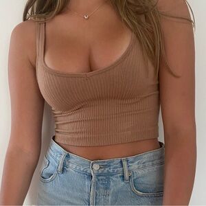 Brown Urban Outfitters Tank